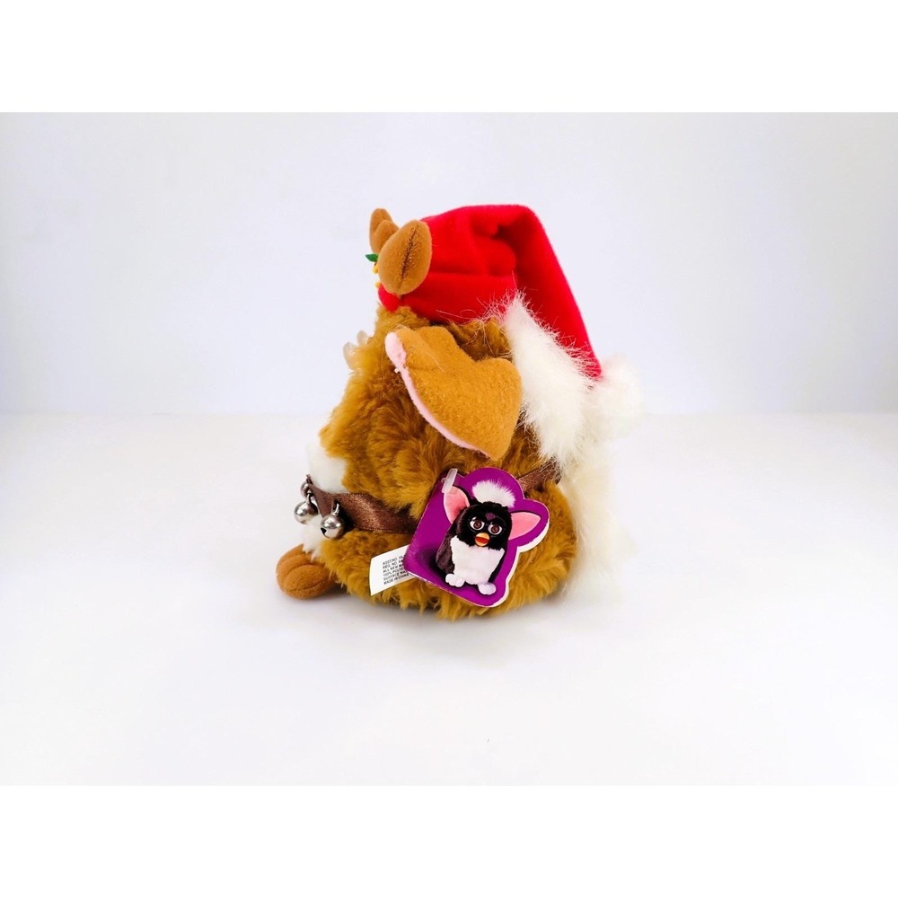 Vtg. 1999 Tiger Furby Special KB Toys Edition Reindeer Holiday Tested Works Box - Picture 5 of 16